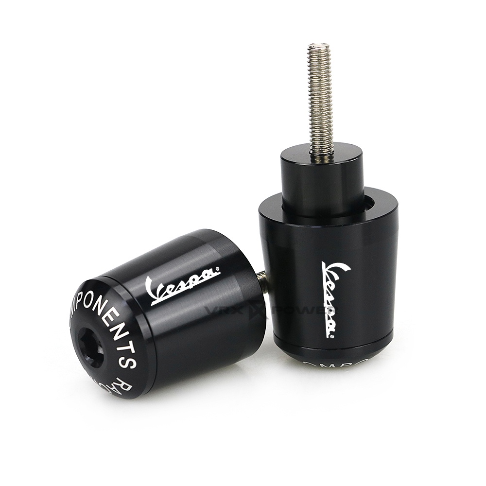 Cnc ปลั๊กปลายแฮนด์สําหรับ Vespa Sprint Primavera S125 LX150 GTS Motorccyle Handlebar Grip End Plug Balancer Block - รูปที่ 3