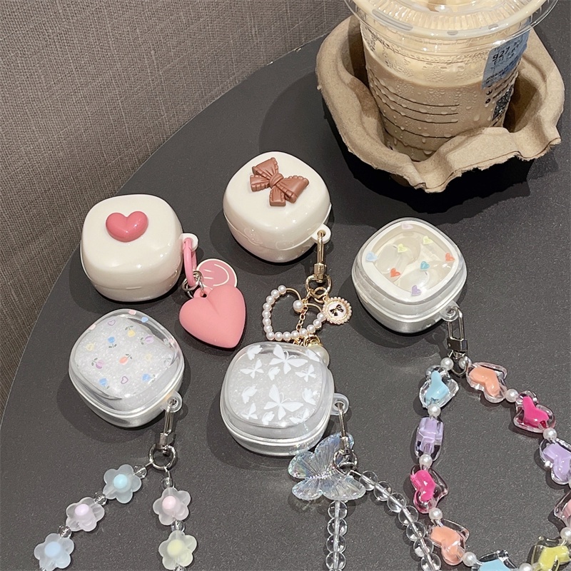 สําหรับ Baseus Bowie WM01 WM02 เคส Case เคสหูฟัง ประดับโบว์ รูปหัวใจน่ารัก สําหรับ