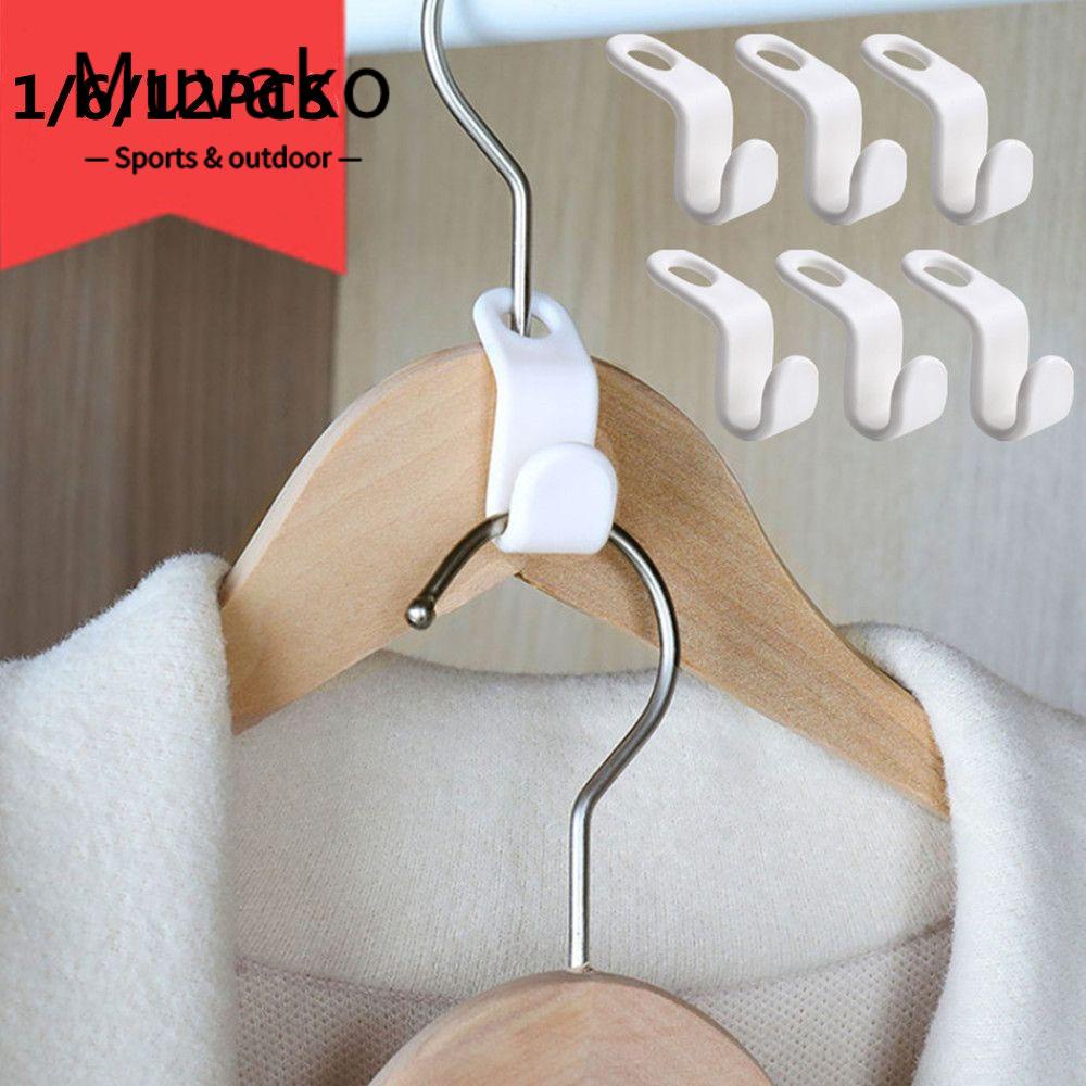 Muvako ไม้แขวนเสื้อ ขนาดเล็ก อเนกประสงค์ ตะขอตัว S ตู้เสื้อผ้า เสื้อคลุมห้อง ตู้เสื้อผ้า จัดระเบียบ
