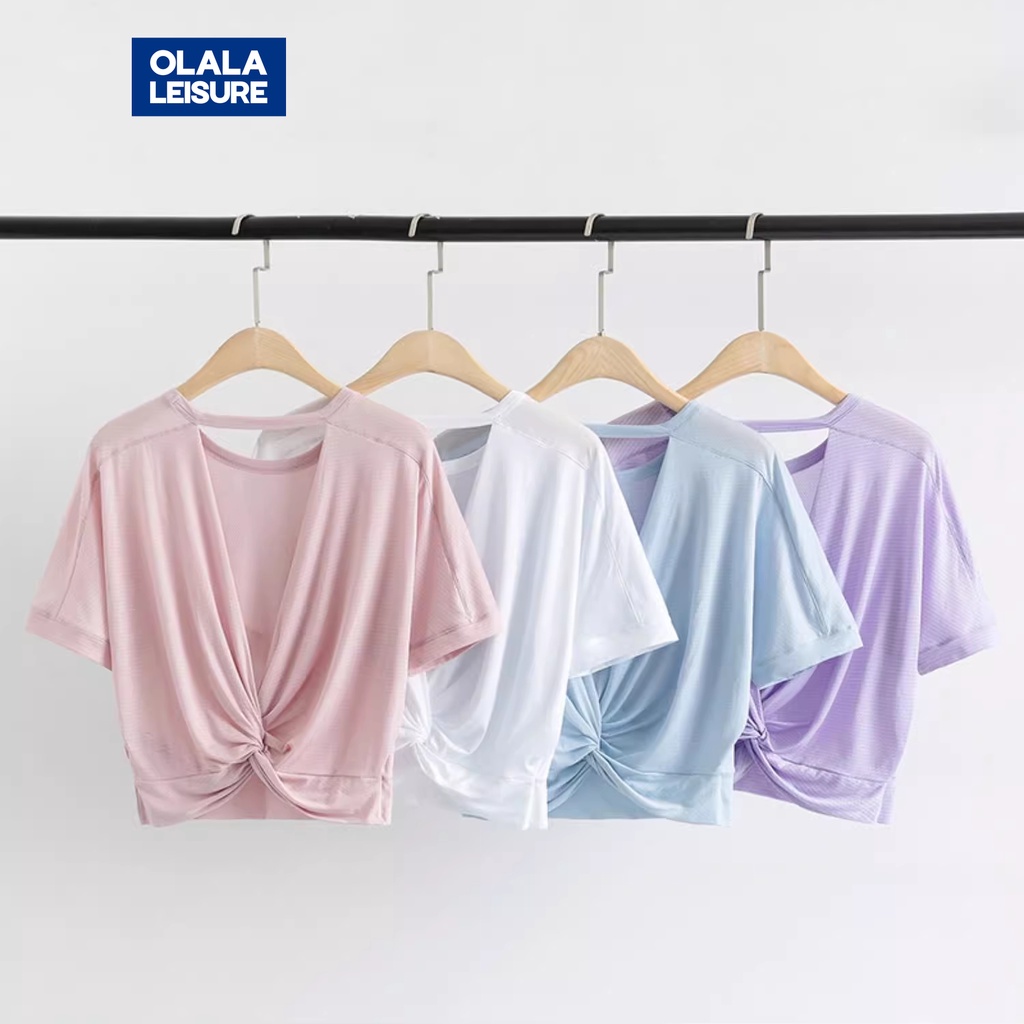OLALA LEISURE กางเกงชั้นใน ระบายอากาศ เป็นมิตรกับผิวหนัง สวยงาม สําหรับใส่เล่นกีฬา ฟิตเนส วิ่ง