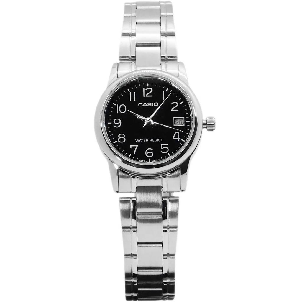 Sale! Casio นาฬิกาข้อมือผู้หญิง สายสแตนเลส รุ่น LTP-V002 ของแท้ประกันศูนย์ CMG