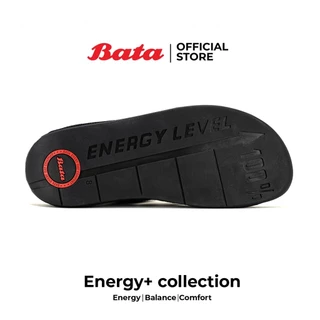 [New Arrival] Bata บาจา Energy+ MIDNIGHT BLUE COLLECTION รองเท้าสายผ้าสุขภาพแบบสวมยอดฮิต สำหรับผู้ชาย สีดำ รหัส 8716666