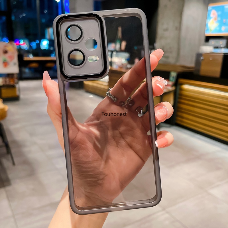 เคส For Xiaomi Redmi Note 12 Pro เคส Redmi Note 13 Pro Plus Casing Redmi Note 12S Case Transparent Shockproof Bumper Phone Clear Case Back Cover Cassing Cases MT โทรศัพท์มือถือ แบบใส กันกระแทก สําหรับ