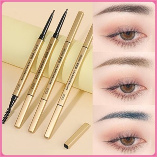 ดินสอเขียนคิ้ว ดินสอเขียนคิ้วแบบหมุน 2 in 1  กันน้ำ พร้อมแปร…