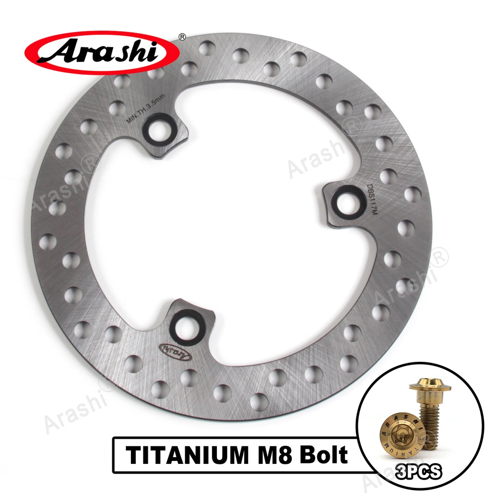 Arashi CNC ด้านหลังเบรคโรเตอร์สําหรับ HONDA RS125 RS 125 1990 - 2022 / RS125GP RS 125 GP 1998 - 2008