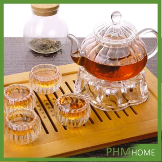 กาชงชา ทนต่ออุณหภูมิสูง กาน้ำชา แก้วคุณภาพสูง 400ml 600ml Glass teapot