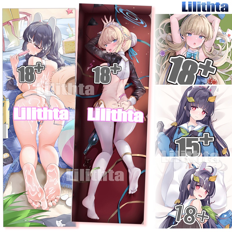 ปลอกหมอน พิมพ์ลายการ์ตูนอนิเมะ Dakimakura Archive Asuma Toki and Kasumizawa Miyu BlueArchive Game ปลอกหมอนบอดี้ ปลอกหมอน ทํามือ