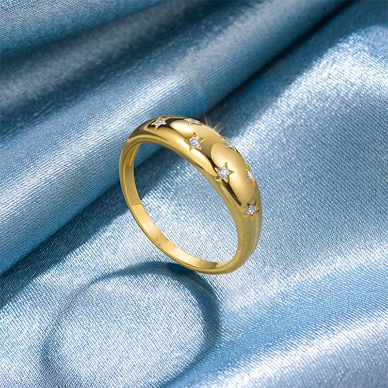 สร้อยข้อมือ ประดับเพทาย ทรงโดม แบบเรียบง่าย สไตล์มินิมอล แฟชั่นยอดนิยม สําหรับผู้หญิง