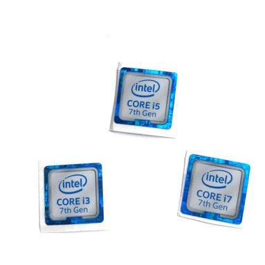 สติกเกอร์โลโก้ CPU 7th Generation 7th Generation I3 I5 I7 สําหรับติดตกแต่งคอมพิวเตอร์ แล็ปท็อป 2024