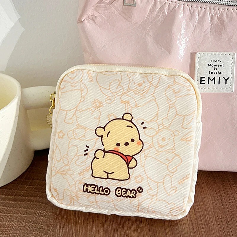 Sanrio Kawaii Pacha Dog กระเป๋าผ้าอนามัย แบบพกพา สําหรับเด็กผู้หญิง นักเรียน