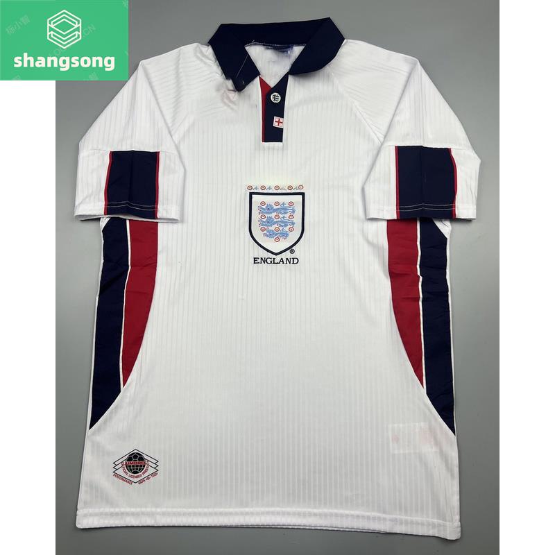 เสื้อบอล ย้อนยุค ทีมชาติ อังกฤษ 1998 เหย้า Retro England Home เรโทร คลาสสิค 1998-99