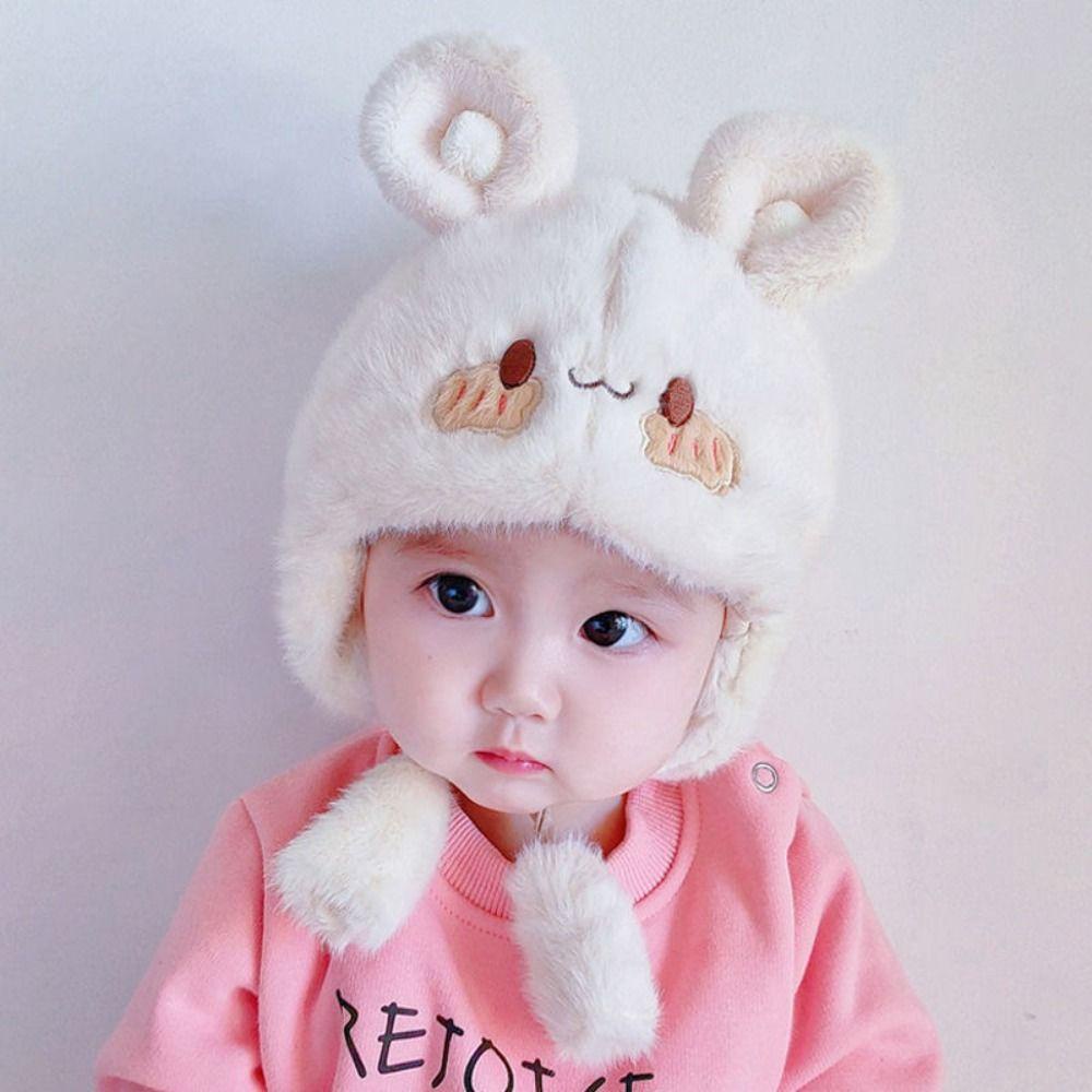 Blliss เด็กทารกตุ๊กตาหมวก,นุ่มการ์ตูนฤดูใบไม้ร่วงหมวกฤดูหนาว,เด็กหมวกหนา Earmuff ป้องกันหู Bonnet เด็กทารกเด็ก - รูปที่ 6