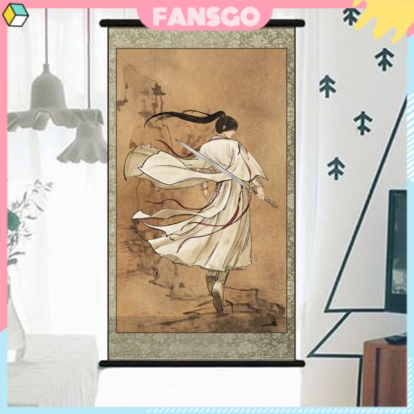 หอดอกบัวลายมงคล  เฉิงอี้  โปสเตอร์ภาพวาดจิตรกรรม Li Xiangyi แบบม้วน ไม่ต้องเจาะ สําหรับตกแต่งบ้าน Mysterious Lotus Casebook  Cheng Yi  Zeng Shunxi  Xiao Shunyao
