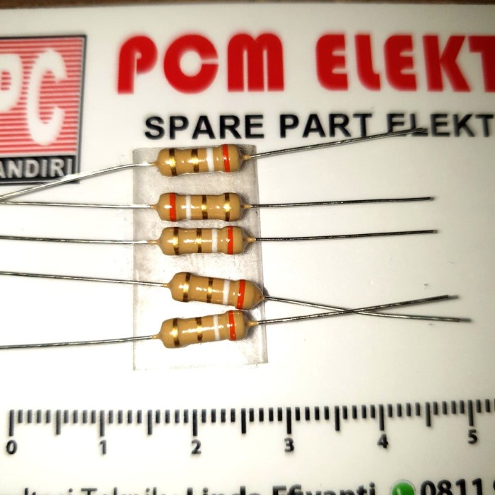 ตัวต้านทาน 0.50 1/2 W 3.9ohm 3R9 -BSS12