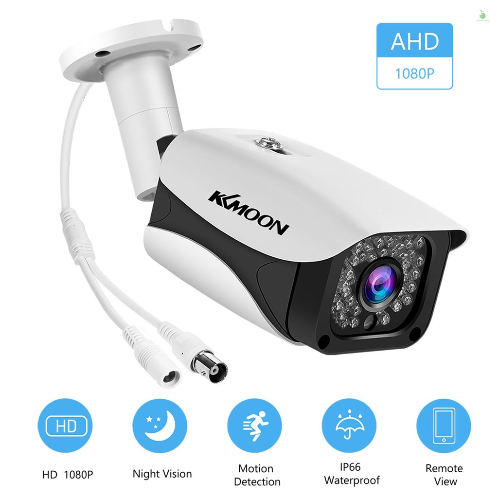 กล้องวงจรปิดรักษาความปลอดภัย 2MP 1080P ความละเอียดสูง (ไฮบริด 4-in-1 CVI TVI AHD CVBS) ระบบ NTSC มองเห็นที่มืด อินฟราเรด ทนฝน สภาพอากาศ สําหรับกลางแจ้ง ในร่ม