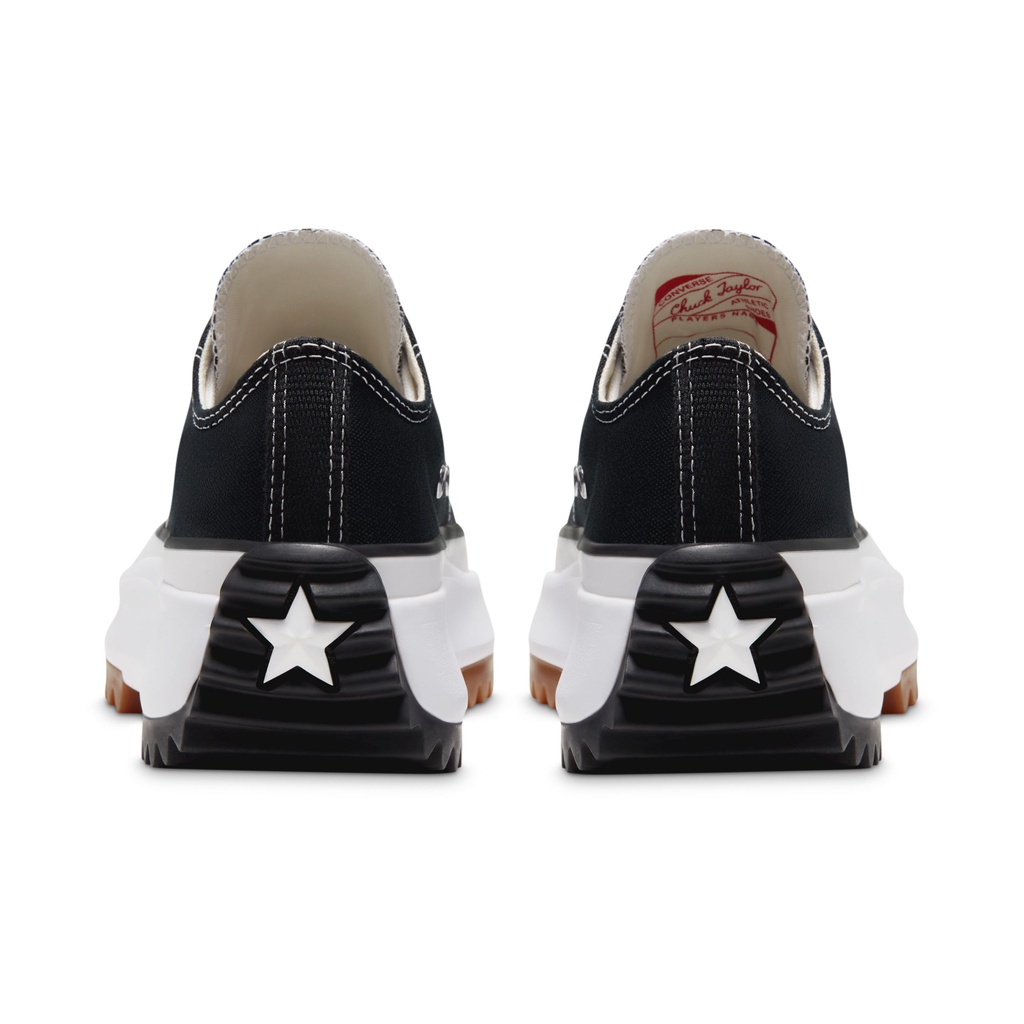 Converse Run Star Hike Ox Unisex Shoes Black/White/Gum 168816C แฟชั่น