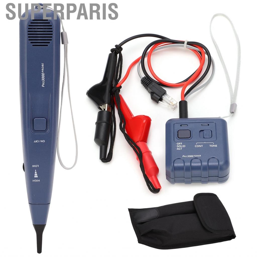 Superparis เครื่องทดสอบสายเคเบิลเครือข่ายมือถือเครื่องค้นหาสายโทรศัพท์เครื่องกำเนิดเสียง