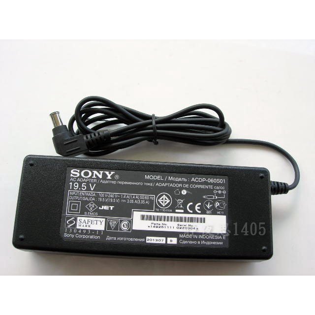 พร้อมสต็อกของแท้ Sony LCD TV ACDP-060S01 Power Adapter 19.5V3.05A