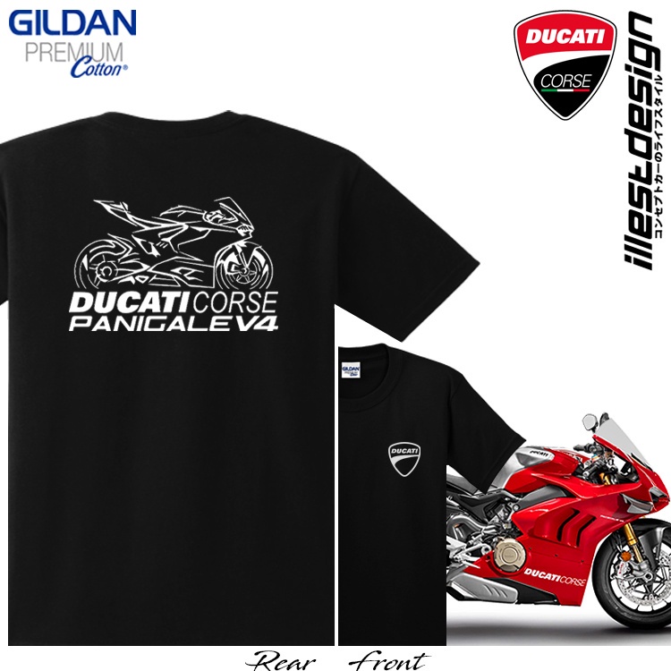 23 Moto Tees : Ducati Panigale BD105 จักรยานและการออกแบบข้อมูลจําเพาะ 3 เสื้อยืด PANIGALE 1299S 1199