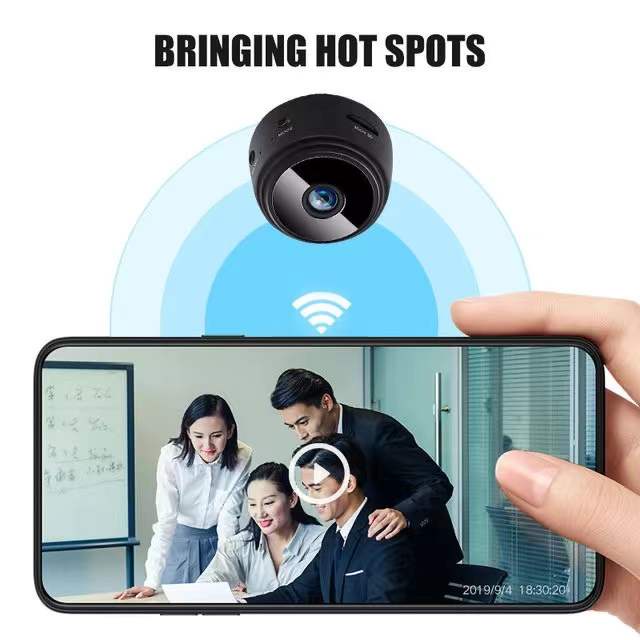 กล้องบันทึกวิดีโอ A9 Mini WiFi 1080p HD เวอร์ชั่นกลางคืน ขนาดเล็ก