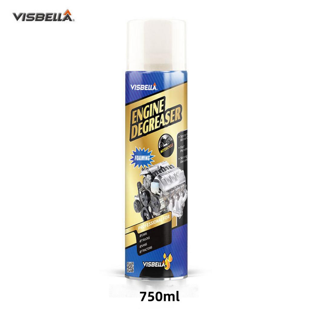 VISBELLA สเปรย์ทำความสะอาดเครื่องยนต์ สเปรย์ทำความสะอาด คราบน้ำมัน คราบจาระบี Engine Degreaser 750ml