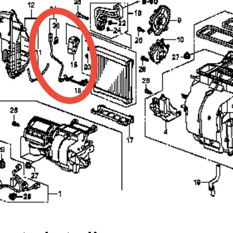 Honda Jazz S RS GE8, City, สายเทอร์มิสเตอร์ AC Freed