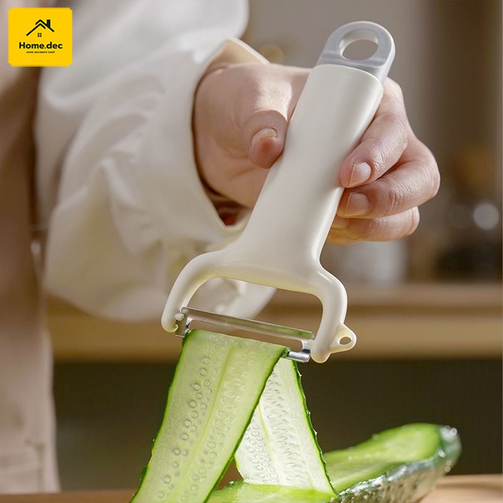 ที่ปอกผลไม้ ที่ปอกเปลือกผลไม้  วัสดุ สแตนเลส+ABS ผลิตจากใบมีดอย่างดีไม่เป็นสนิม