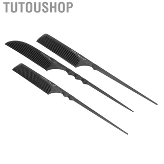 Tutoushop หวีหางหนู ระดับมืออาชีพ สำหรับทุกประเภท สีดำ