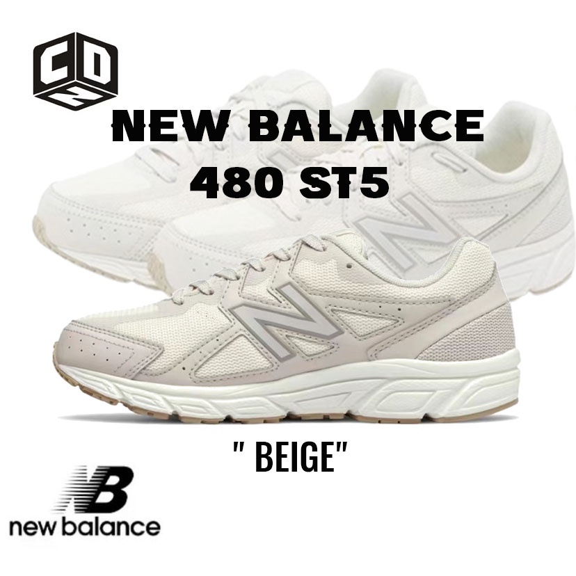 （ของแท้ 100 %）New Balance 480 NB480 W480ST5 รองเท้าผ้าใบ