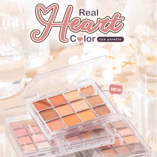 ♦️ของแท้·ส่งด่วน·ถูก♦️Odbo Real Heart Color Eyeshadow Palette #OD2019 : โอดีบีโอ ฮาร์ท คัลเลอร์ อายแชโดว์ x 1 ชิ้น dayse