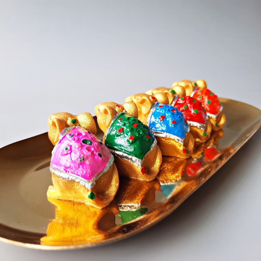 หนูมุสิกะเรซิ่น สีประจำวันเกิด เสริมพลังบูชาพระพิฆเนศ MOUSE02 - รูปที่ 5