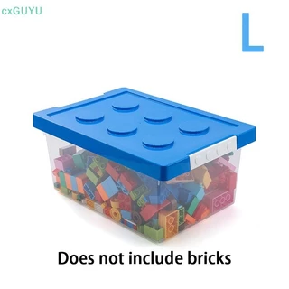[cxGUYU] Kids Building Block Storage Box Toys Organizer Stackable Block Case Container Booksที่ใส่เครื่องเขียน Sundries Snack Container PRTA