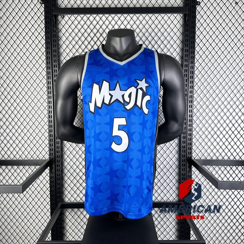 2023-24 Hot Pressed Mens Jersey Orlando Magic Paolo Banchero Black Basketball City Jersey Tailandesa