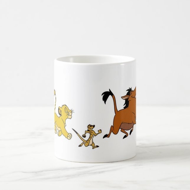 แก้วที่กําหนดเอง Simba, Timon, Pumba แก้วกาแฟ Disney Lion King แก้วเซรามิค Jinemo 169 2701