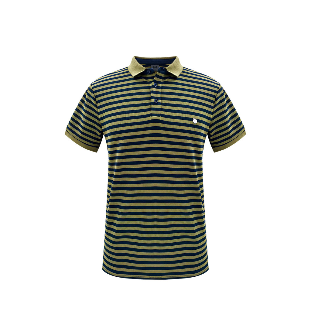 LTD เสื้อโปโลแขนสั้น ผู้ชาย สีกรมท่า | New Gen Polo Shirt | 00949