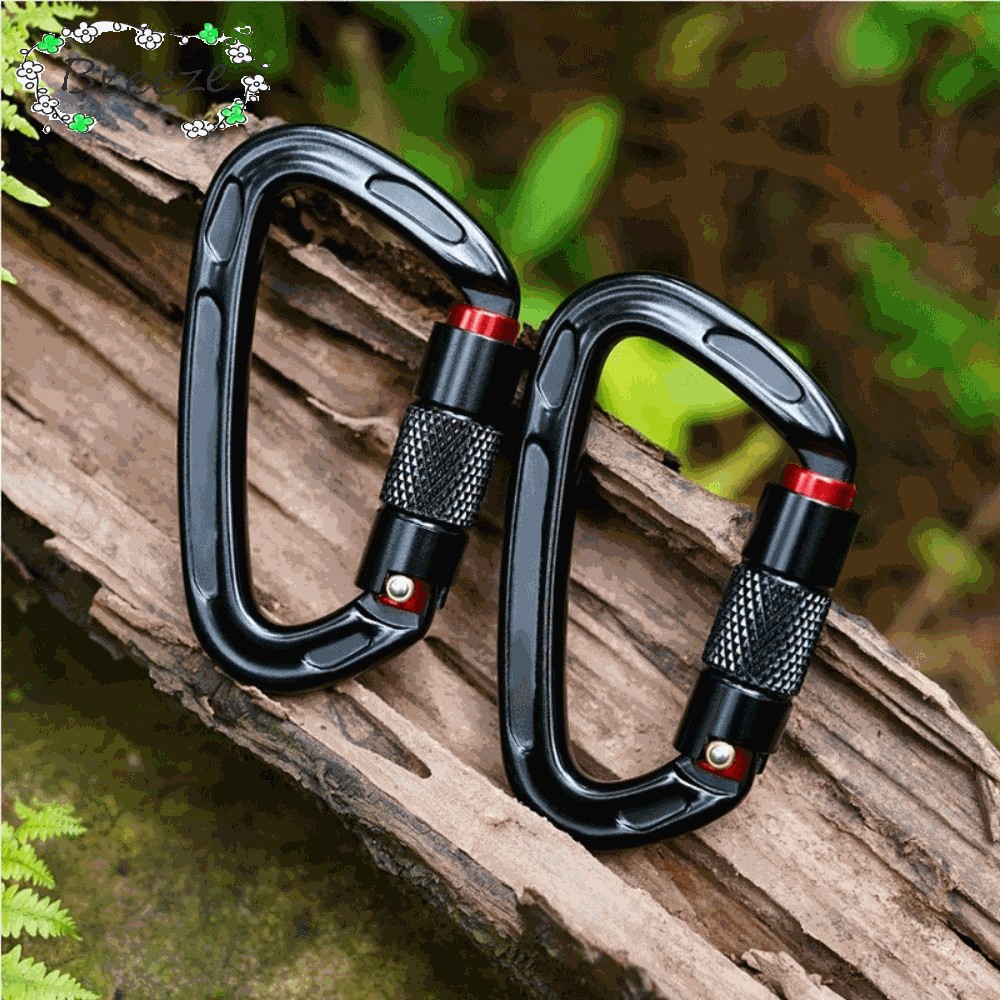 Breeze Safety Carabiner อลูมิเนียม 10 สี 25KN Professional Carabiner, คุณภาพสูงความปลอดภัย Master Lock เครื่องมือกลางแจ้ง