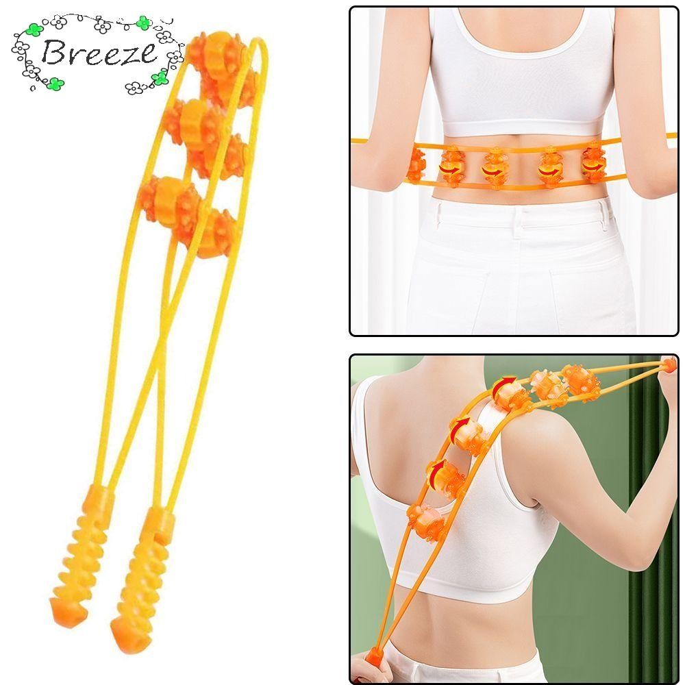 Breeze Meridian เครื่องมือนวด,ฟิตเนสกายภาพบําบัด PP นวด Roller,ที่มีประโยชน์ Deep Relax Pain Relief 12/18/24/30 ลูกกลิ้งนวดกล้ามเนื้อกลับไหล่คอ