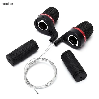 TAR 1 คู่ Twist Gear Shifters Bike Grip Speed Derailleur อะไหล่ N