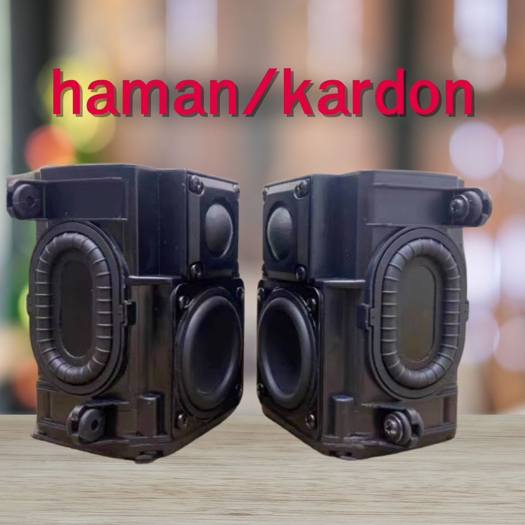 ตู้ลำโพงHarman kardon ดอก2นิ้ว แหลม1นิ้ว ทิศทางตัวเล็กเสียงดี 20W