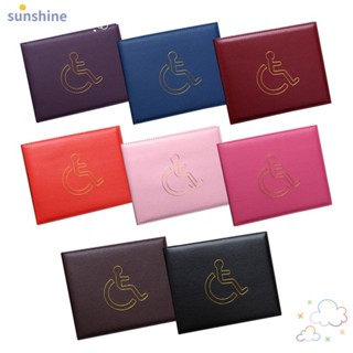 Ssunshine ปลอกสวมหุ้มป้ายชื่อ โฮโลแกรม ป้องกันเอกสาร สีฟ้า