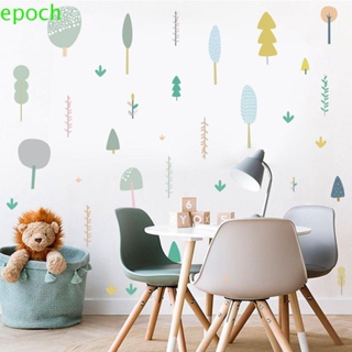 Epoch สติกเกอร์ติดผนัง ลายการ์ตูนต้นไม้ สไตล์นอร์ดิก ลอกออกได้ DIY สําหรับห้องเด็ก