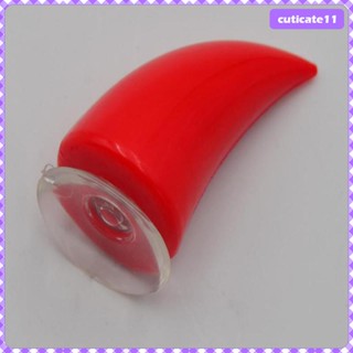 [Cuticate1] ของตกแต่งรถจักรยานยนต์ พร้อมถ้วยดูด สีแดง