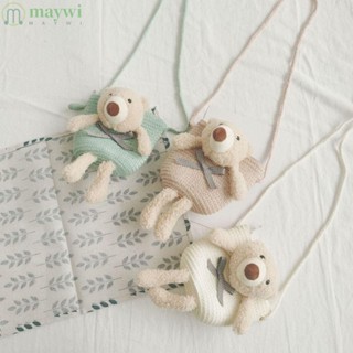 Maywi กระเป๋าใส่เหรียญ สีสันสดใส สําหรับเด็ก 1 ชิ้น