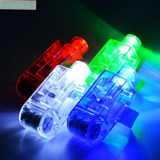 Fishstick1 ไฟฉาย Led สวมนิ้วมือ คละสี ของเล่นสําหรับเด็ก