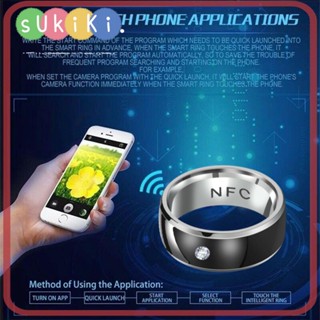 Sukiki NFC แหวนสวมนิ้วมือ เทคโนโลยี Android สําหรับโทรศัพท์มือถือ