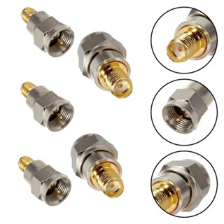 【GRCEKRIN】Coax Antenna Adapter F-Type SMA Tools Male Connector Male To SMA Female