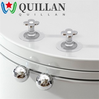 Quillan อุปกรณ์ยกที่นั่งชักโครก พลาสติก 3D อเนกประสงค์ สีเงิน