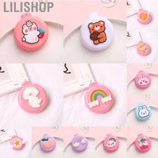 Lilishop Portable Makeup Mirror with Folding Cushion Comb Cute Cartoon Small  Hair Brush for Travel Trip