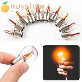 Mayshow หลอดไฟเบรก LED DC 12V 1156 1157 1157 ทนทาน อุปกรณ์เสริม สําหรับรถยนต์