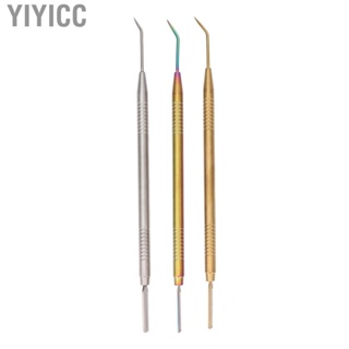 Yiyicc 3 PCS Lash Lift Perm Tools Professional Comb Perming Tinting Curling Extensions Supplies Colours Gold Silver